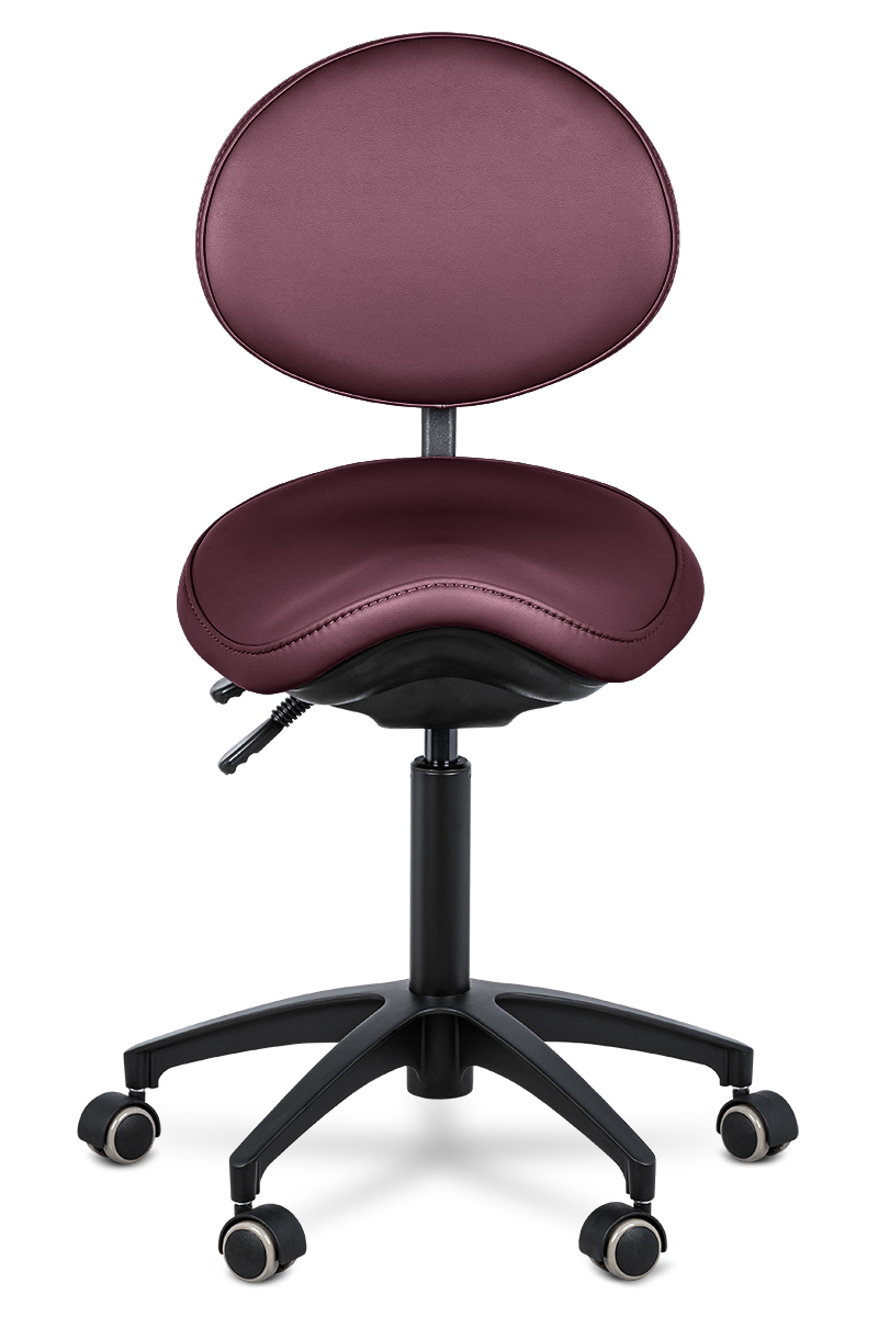 Стул-седло со спинкой Mercury Black, HX001-25