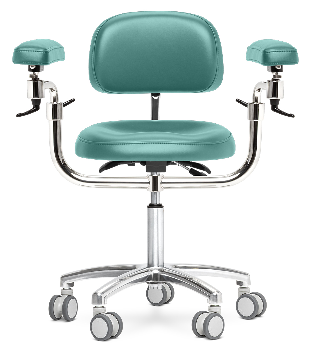 Стул микроскописта Mercury ELITE, мятный зеленый
