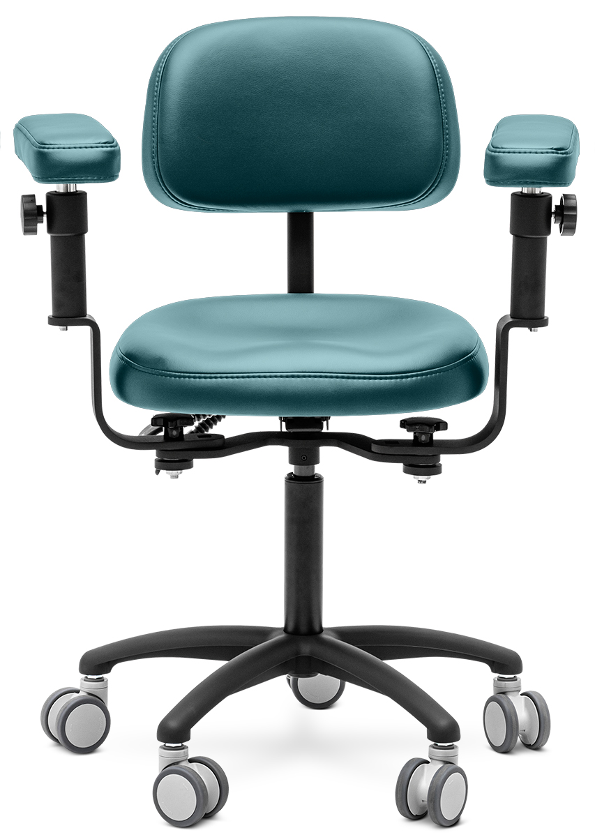Стул микроскописта Mercury STANDART Black, W12-54