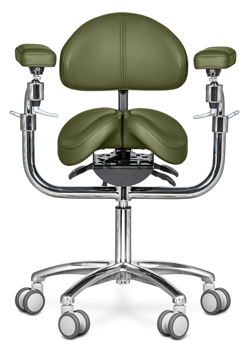 Стул микроскописта Mercury ELITE Export, оливковый