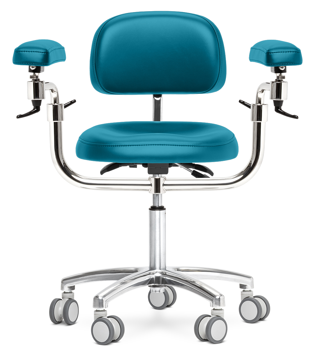 Стул микроскописта Mercury ELITE, бирюзовый