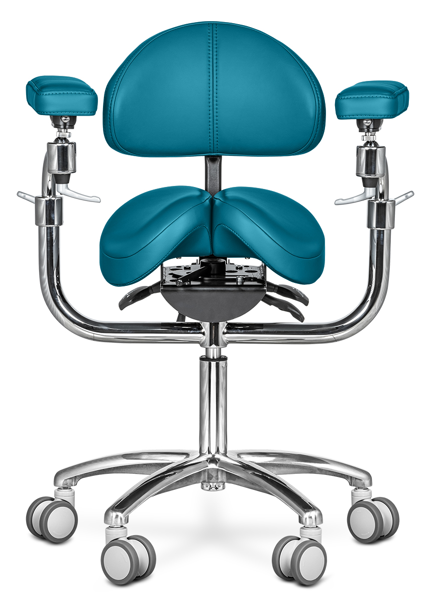 Стул микроскописта Mercury ELITE Export, бирюзовый